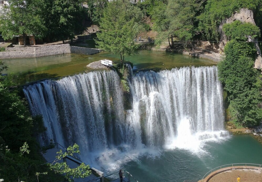 Jajce Fortress and Pliva Waterfall, Jajce, Central Bosnia, Bosnia and Herzegovina